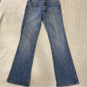 7 For All Mankind Medium Wash Low Rise Bootcut Jeans